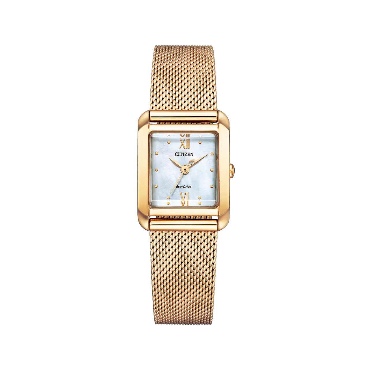 Citizen gold outlet mesh watch